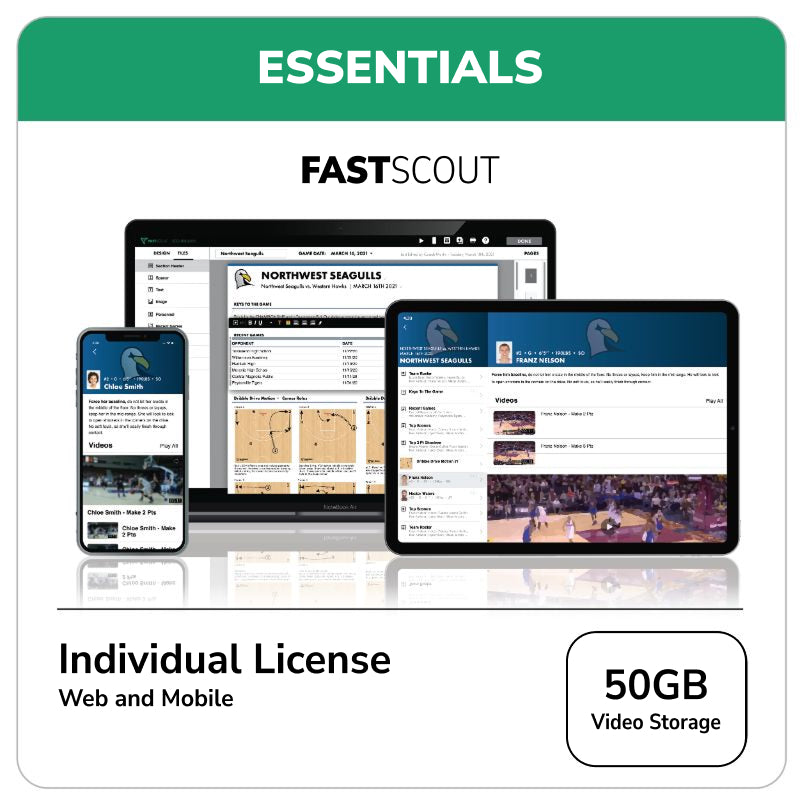 FastScout® Youth Level Scouting Report Building Software - FastModel Sports